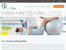 Tablet Screenshot of optimumrehabnyc.com